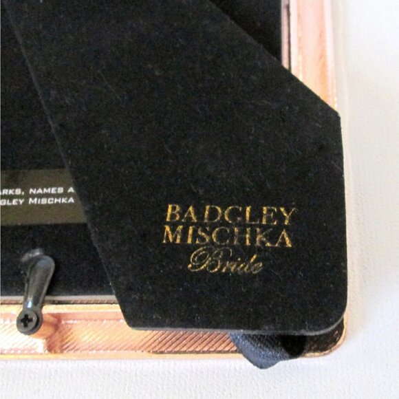 Badgley Mischka Bride Tabletop Frame Rose Gold Sparkle Effect 4 x 6 Picture - Picture 10 of 10